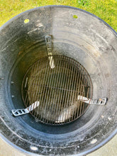 Load image into Gallery viewer, BBQ B.O.I Grate Mates set up in a Pit Barrel